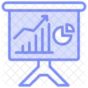 Financial Analysis Duotone Line Icon Icon