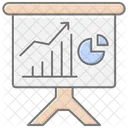 Financial Analysis Lineal Color Icon Icon