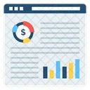 Financial Web Analytics Icon