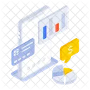 Financial analysis  Icon