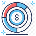 Financial Analysis Market Shares Money Analysis Icon