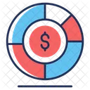Financial Analysis Market Shares Money Analysis Icon