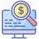Financial Analysis Money Analysis Financial Monitoring Icon