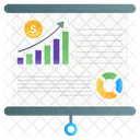 Business Growth Financial Analysis Financial Report Icon