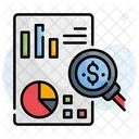 Financial analysis  Icon