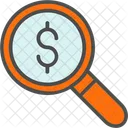 Financial Analysis Business Money Research Icon
