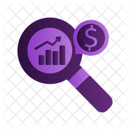 Financial Analysis Icon - Download in Gradient Style