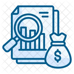 Financial analysis  Icon