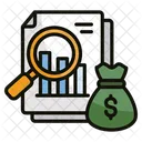 Financial analysis  Icon