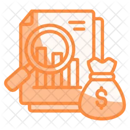 Financial analysis  Icon