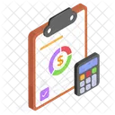 Financial Analysis Report Icon