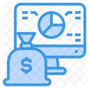 Money Bag Computer Report Icon