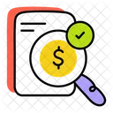 Search Fund Money Search Financial Search Icon