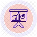 Financial Analysis Black Outline Icon Icon
