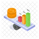 Financial Analysis Comparison Icon