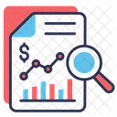 Financial Analysis Sales Report Analytics Icon