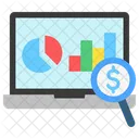 Financial analytics  Icon