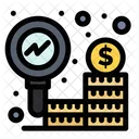 Financial Analytics Financial Analysis Research Icon