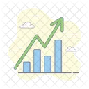 Financial Analytics Growth Graph Analytics Chart Icon
