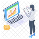 Financial Analytics  Icon