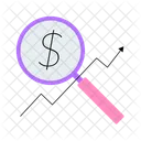 Financial Analytics Data Analysis Financial Modeling 아이콘