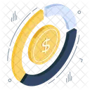 Financial Chart Data Analytics Infographic Icon