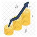 Financial Chart Data Analytics Infographic Icon