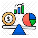 Financial Analytics Business Analytics Infographic Icon