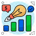 Financial Analytics Business Analytics Infographic Icon
