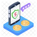 Secure Banking Financial App App Password Icon