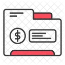 Financial archive  Icon