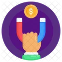 Fiscal Attraction Money Attraction Financial Attraction Icon