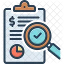 Financial Audit Financial Document Icon