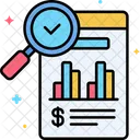 Financial Audit Business Audit Analysis Icon