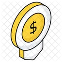 Financial Badge Financial Ribbon Dollar Badge Icon