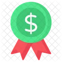Financial Badge Dollar Badge Currency Badge Icon