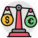 Financial Balance Currency Balance Financial Stability Icon