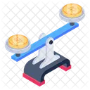 Cash Balance Balance Scale Fiscal Balance Icon
