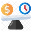 Financial Balance Money Balance Money Equilibrium Icon