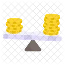 Financial Balance Financial Scale Money Balance Icon