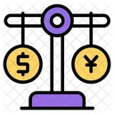 Financial Balance Balance Scale Money Balance Icon