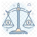 Financial Scale Balance Scale Business Scale Icon