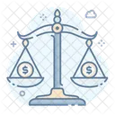 Financial Scale Balance Scale Business Scale Icon