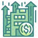 Financial Benefit Coins Growth Icon