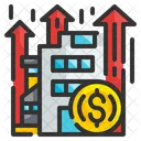 Financial Benefit Coins Growth Icon