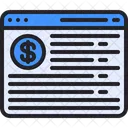 Financial Blog  Icon