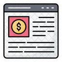 Financial Blog  Icon