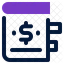 Financial Book Ledger Record Icon