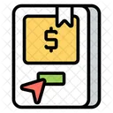 Financial Book Guidebook Financial Knowledge Icon