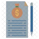 Financial Budget Budget Document Budget Report Icon
